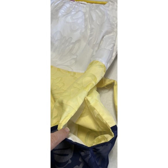 Lilly Pulitzer Burnout Combo Sully Games Dress Sz Small Color Block Lined Belted - Picture 12 of 12